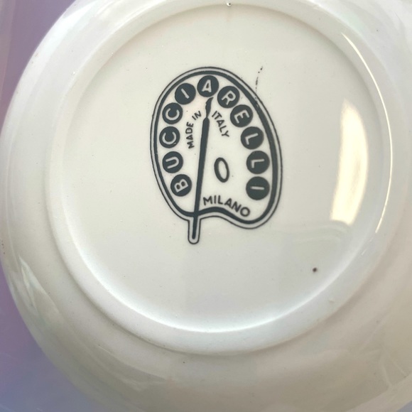 Fornasetti for Bucciarelli Vessels Milano Italy MCM Gold Porcelain Coasters Set - Picture 9 of 11